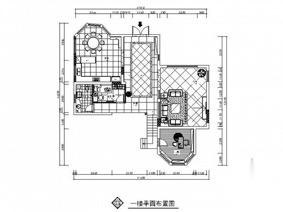 现代大气两层别墅室内装修施工图（含效果图完整报价单）