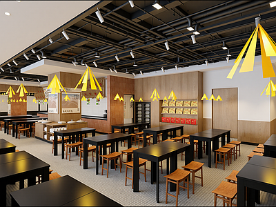 现代自助餐厅