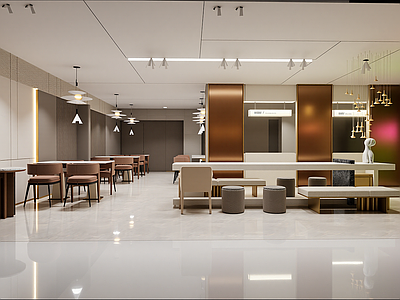 现代自助餐厅