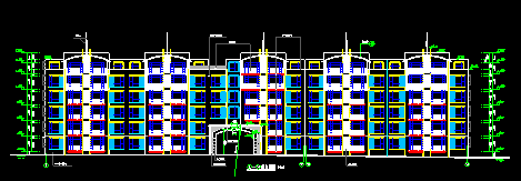 大连芳草园住宅小区归档建筑施工图（华东院图纸）