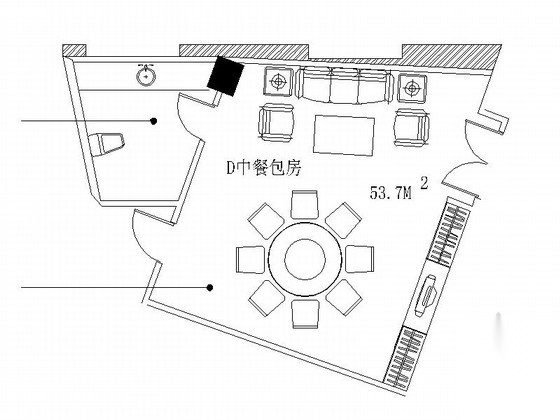 [成都]五星级酒店中餐包间室内施工图