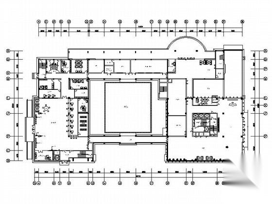[浙江]简约大气办公楼室内设计CAD施工图