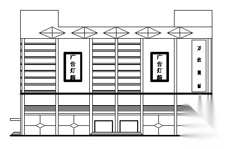 某五层钢结构商场建筑施工图（学生作业）