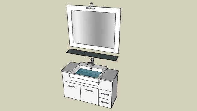 浴室家具 显示器 镜子 电视机 电脑 盆