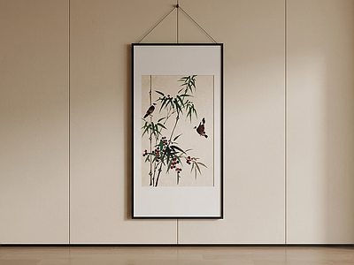 竹枝挂画挂画