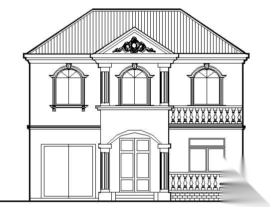 某二层新农村住宅自建房建筑 施工图