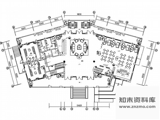 施工图海南生态高档社区尊贵商务会所装修设计施工图