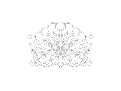 雕塑装饰构件 欧式家具图块