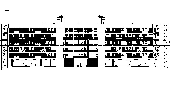 [深圳]六层框剪结构新建中学建筑施工图（含结构专业）