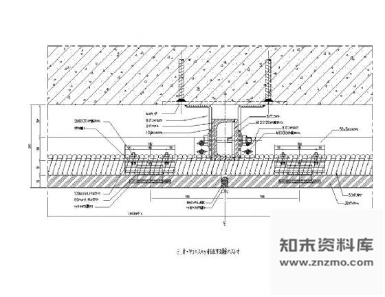 图块/节点石材幕墙横剖节点详图 节点 结构节点图