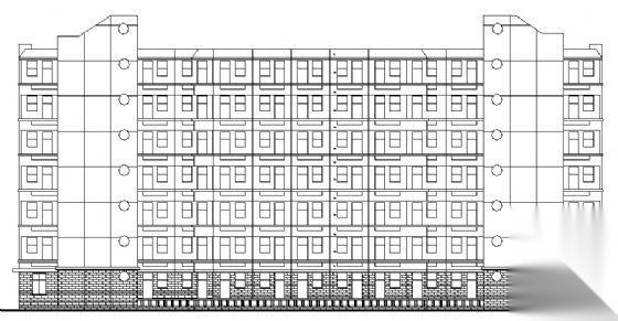 某七层学生宿舍建筑方案图