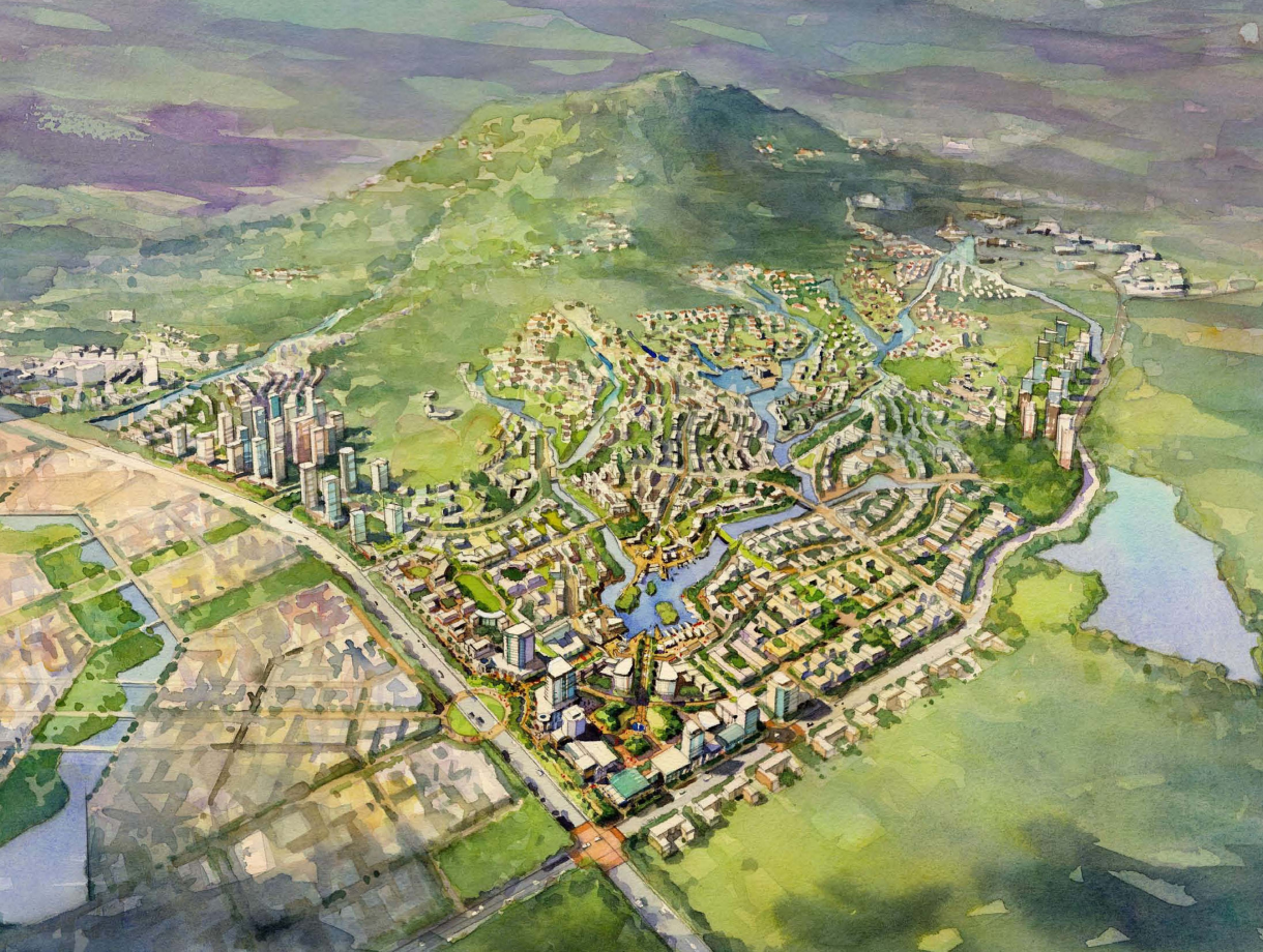 [山东]青岛小珠山可持续发展海景山庄总体规划文本 规划设计