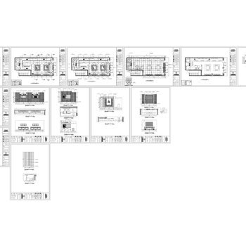 珠宝店CAD施工图+电路图