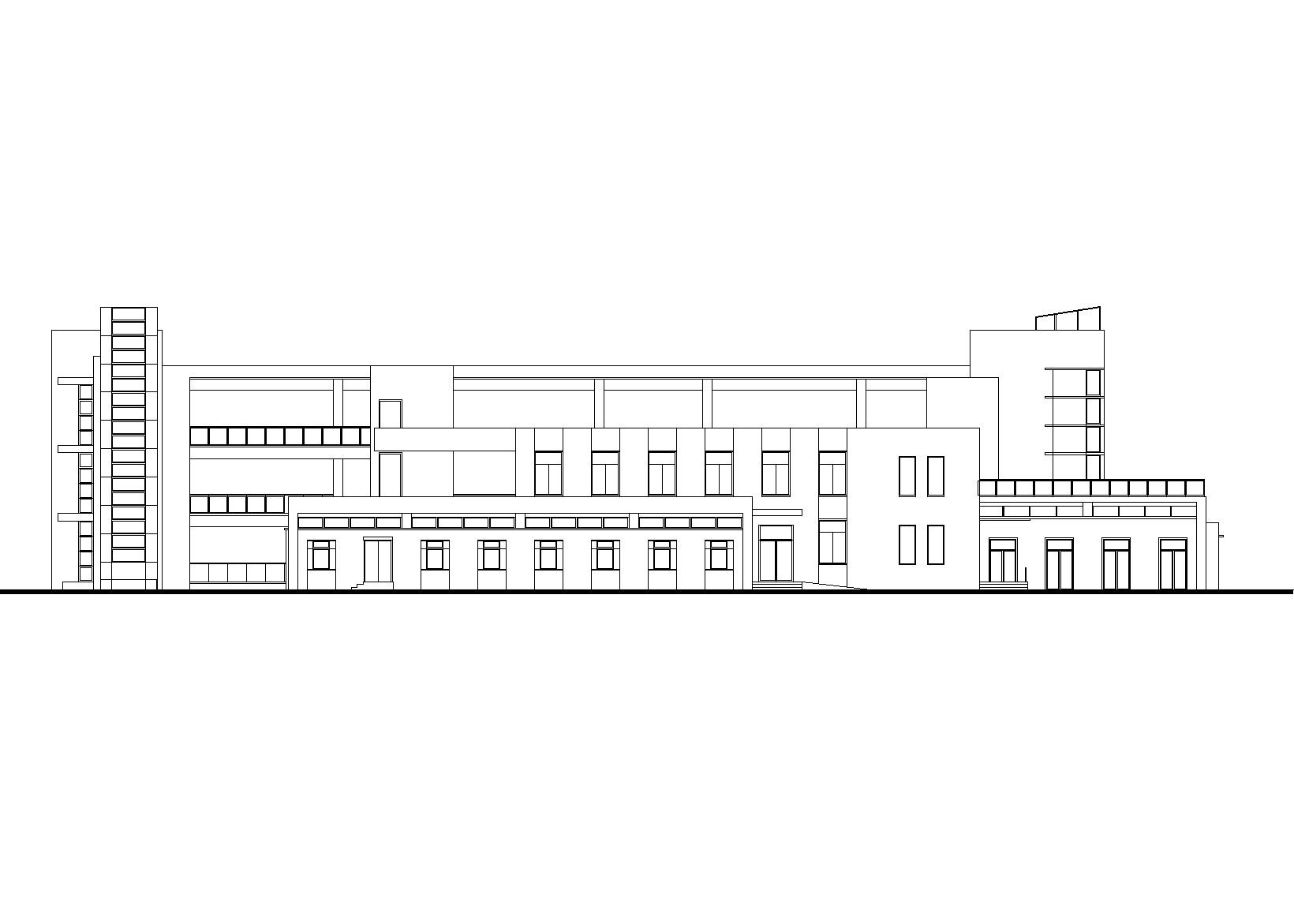 9班幼儿园建筑设计施工图(CAD+SU）