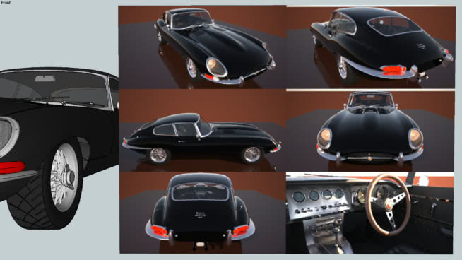 美洲虎E型1959？麦斯威尔纹理化 头盔 跑车 箱包 赛车 电动车