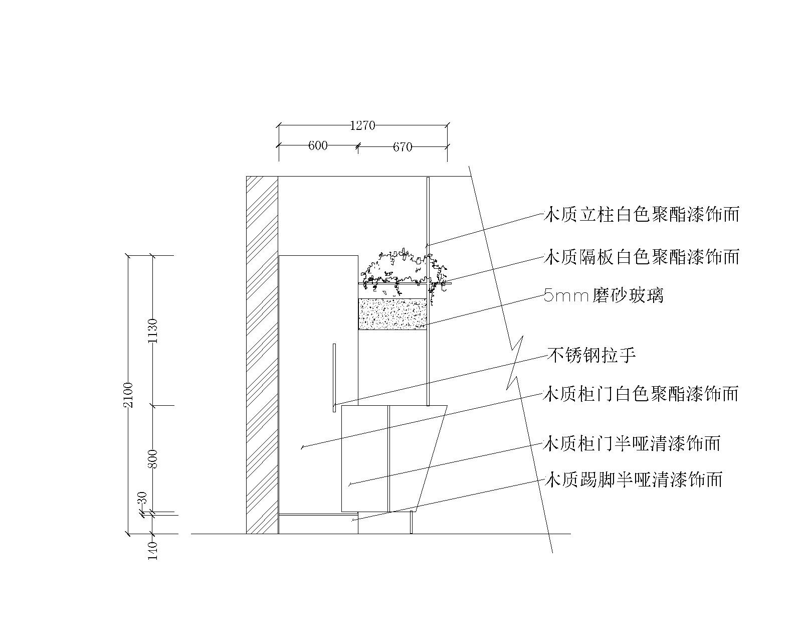 17套室内柜子设计节点图（玄关衣帽柜、鞋柜、中式展柜、...