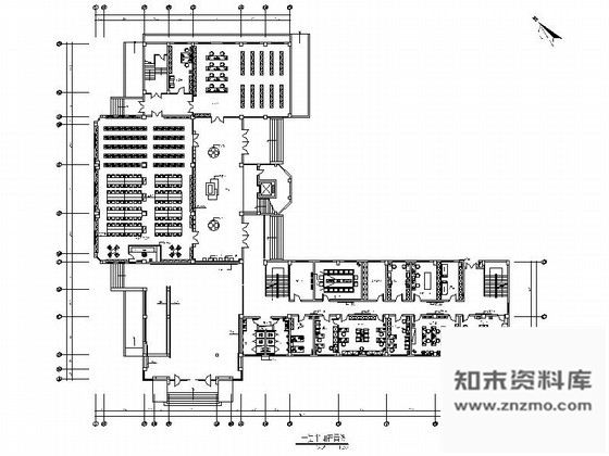 施工图无锡五星级重点中学现代行政综合楼装修施工图含效果 行政机构