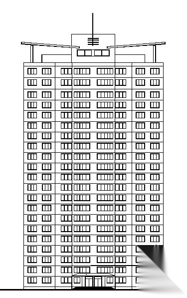 [威海]某国贸公寓改建工程建筑施工套图