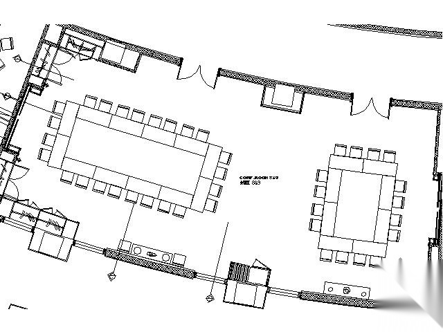 五星级酒店会议室施工图