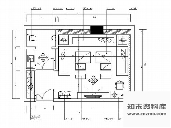 施工图北京欧式豪华KTV包厢室内设计施工图