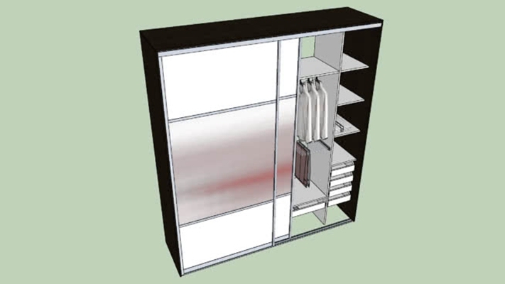 装饰柜 草图大师模型