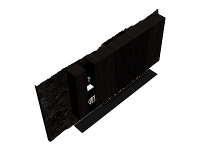 现代风格壁炉装饰墙