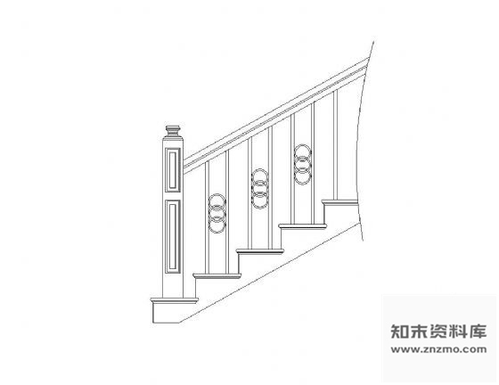 图块/节点楼梯栏杆图块集