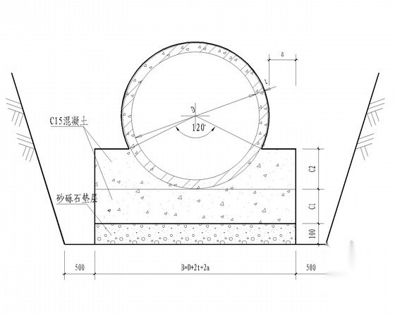 2882米道路排水工程管井节点详图（含设计说明和计算书） 市政给排水 给排水图