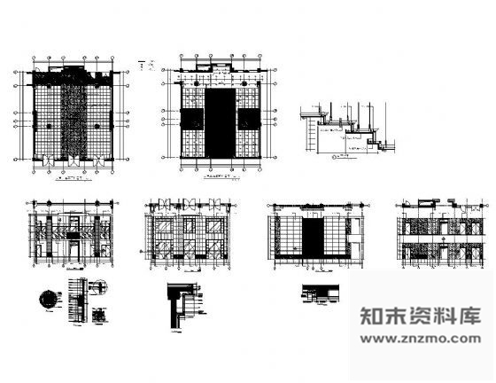 图块/节点酒店大堂装修详图