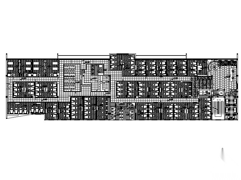 1500㎡某知名足浴中心连锁店施工图（含效果）