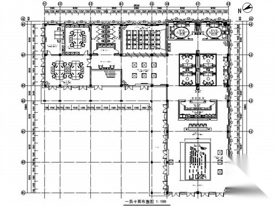 [江西]绿色低碳高档住宅售楼处室内装饰施工图（含效果）