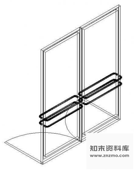 图块/节点门CAD模型图块29
