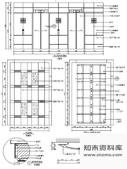 图块/节点电梯间详图Ⅱ