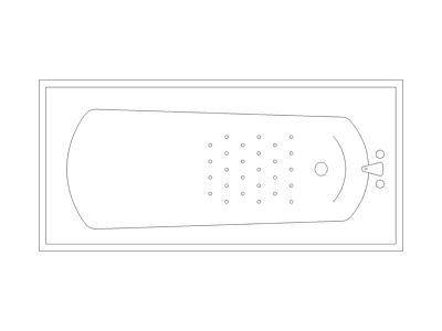 卫浴设施 现代家具图块别墅家具图块施工图