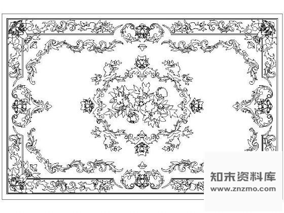 图块/节点地毯铺地009