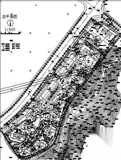湖北某大学城休闲街设计方案 景观 规划设计