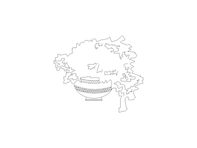种绿植盆栽图块 植物