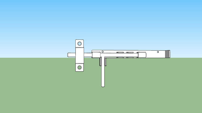 滑动门插销螺栓200mm 旋转式栅 钥匙 其他 圆规