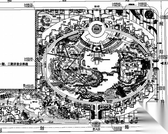 上海某会所室内景观工程施工图