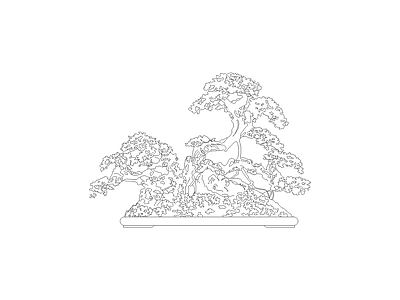 绿植 中式家具图块