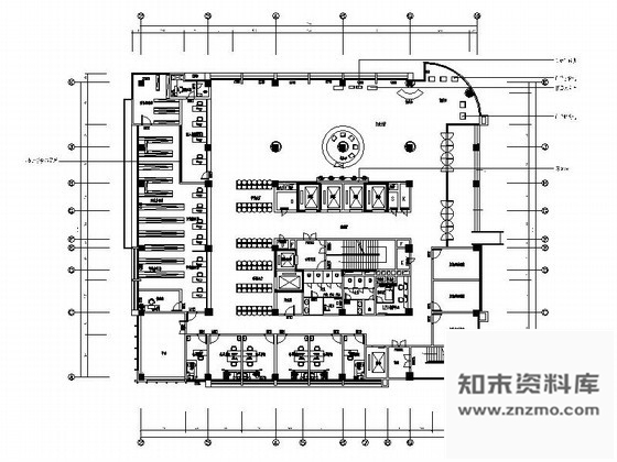 施工图重庆某医院门诊大厅室内装修图