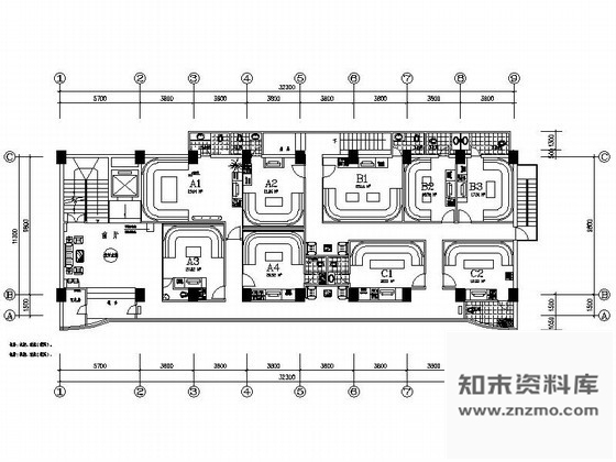 施工图东莞KTV包间全套室内装修图