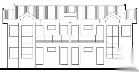 小面宽联建房户型方案图