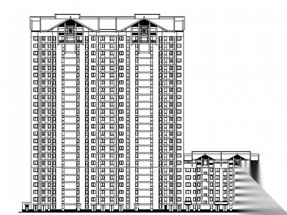 [辽宁]某住宅区规划及单体设计建筑施工图（含节能计算）