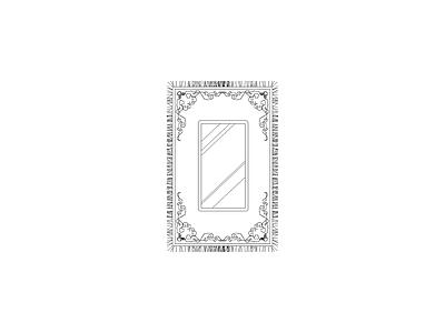 镜子 现代家具图块别墅家具图块施工图