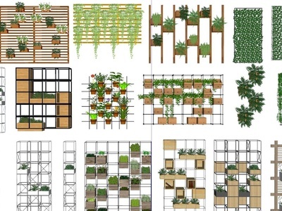 现代绿植盆栽花架 装饰架