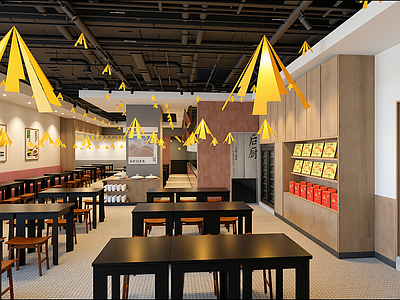 现代自助餐厅
