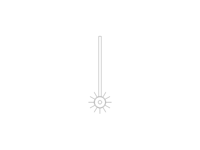卫浴图块 花洒