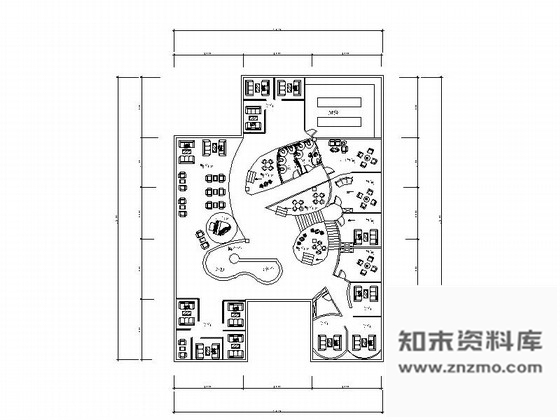 施工图北京时尚个性现代餐厅装修图含效果图