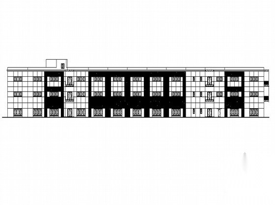 [北京通州]某工业开发区研发展示中心配套商业建筑扩初图... 展销厅